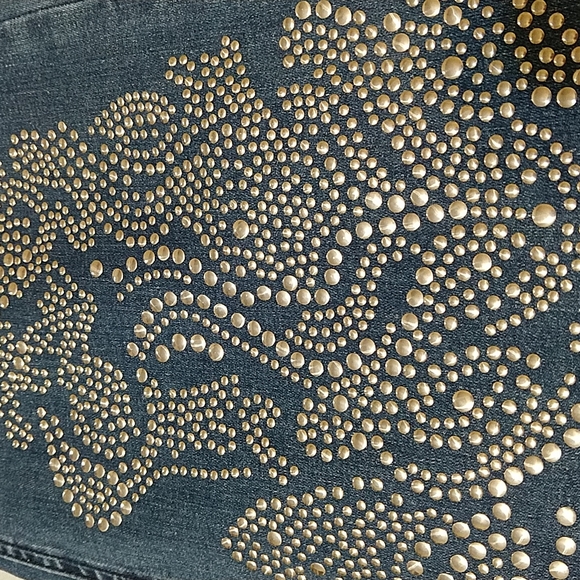 CATHERINE MALANDRINO Flare Leg Jeans Medium Wash - Picture 7 of 11